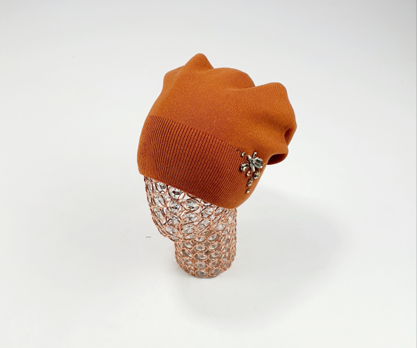 Шапка Эдеса флис арт.191122 Korkki жен. 56-58 (терракотовый)